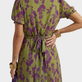 Natalia - Midi Kleid mit Blumenmuster