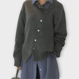 Cathy - Beiger lässiger Cardigan