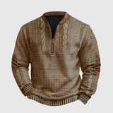 Charles - Pullover mit halbem Reissverschluss