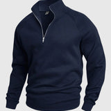 Libuše - Premium-Pullover mit Polo-Reissverschluss