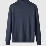 Libuše - Merino-Wollpullover mit Reissverschluss Capri