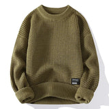 Eric – Premium Herrenpullover Lyon mit honigfarbener Struktur für Eleganz und Komfort