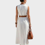 Lidia - Midi-Kleid mit Kontrastdetail