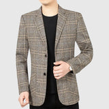 Václav – Klassische karierten Blazer