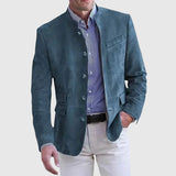 Ondřej - Helle Wildlederjacke mit anspruchsvollem Stil