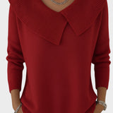 Lucia - Warmer Pullover mit weichem Kragen