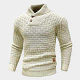 Elías – Stylischer Pullover mit Kragen und Knöpfen