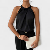 Skye - Champagnerfarbenes Off-Shoulder-Top
