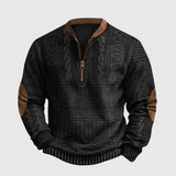 Charles - Pullover mit halbem Reissverschluss
