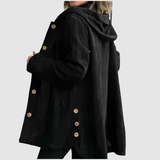 Stella - Bequeme Samtjacke mit Kapuze