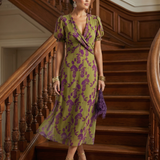 Natalia - Midi Kleid mit Blumenmuster