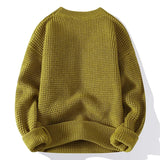 Eric – Premium Herrenpullover Lyon mit honigfarbener Struktur für Eleganz und Komfort
