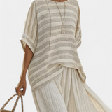 Isaura - Elegantes Leinen-Set