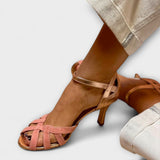 Klothilde - Glamour-Sandaletten in Gold