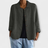 Mira - Altrosa leichte Strickjacke