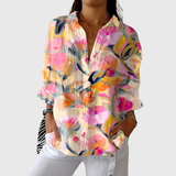 Philippa | Leichte farbenfrohe Bluse mit Print