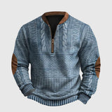 Charles - Pullover mit halbem Reissverschluss