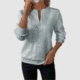 Rozárie - Stylischer geflochtener Pullover