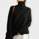 Melanie - Gelber gemütlicher Rollkragenpullover