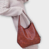 Cécile. - Vintage Leder Tasche