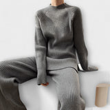 Albertina – 2-teiliges Cosy-Set aus Rippstrick