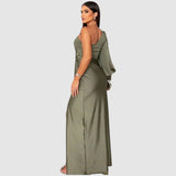 Meda - Elegantes Maxikleid mit einem Schulterträger