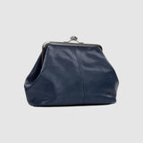 Leontýna - Lederhandtasche mit retro Verschluss