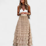 Valerie - Boho-Rock mit Netz-Satin-Verarbeitung