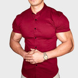 Ricardo - Kurzarm Slim Hemd