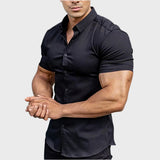 Ricardo - Kurzarm Slim Hemd