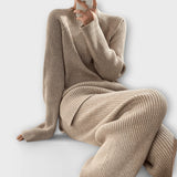Albertina – 2-teiliges Cosy-Set aus Rippstrick