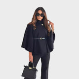 Selviora – Elegante Jacke mit Flügelärmeln und Gürtel