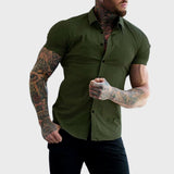 Ricardo - Kurzarm Slim Hemd