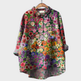 Magdalena - Damenbluse mit floralem Design