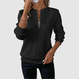 Rozárie - Stylischer geflochtener Pullover