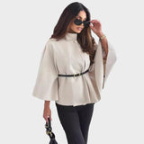 Selviora – Elegante Jacke mit Flügelärmeln und Gürtel