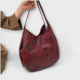 Cécile. - Vintage Leder Tasche