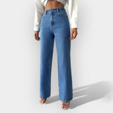 Mia - Hohe Jeans mit bequemem, weitem Schnitt