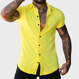 Ricardo - Kurzarm Slim Hemd
