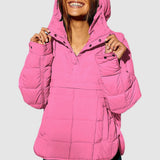 Anežka - Oversize-Bluse mit Kapuze