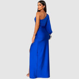 Meda - Elegantes Maxikleid mit einem Schulterträger