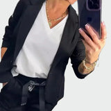 Ella - Damen lockeres Set aus Hose und Blazer