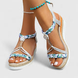 Lenka - Bequeme Sandalen mit Keilabsatz