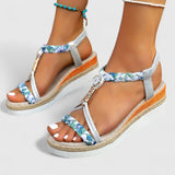 Lenka - Bequeme Sandalen mit Keilabsatz