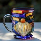 Künstlerische 3D-Tasse „Zwerg – Buchmotiv”