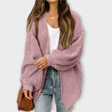 Leppa - Schwarzer lässiger Cardigan