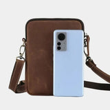 Carl™ - Minimalistische Leder Umhängetasche