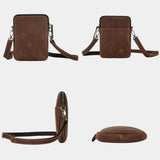 Carl™ - Minimalistische Leder Umhängetasche