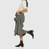 Lieselotte - Schwarze T-Steg-Pumps