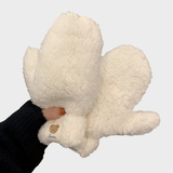 Klara – Plüschhandschuhe Teddy